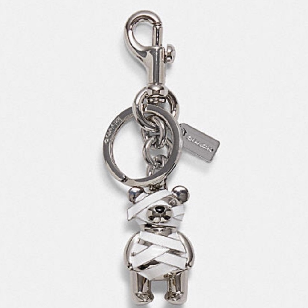 NWT Coach Halloween Mummy Bear Bag Charm